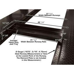 Atlas Garage PRO8000EXT Extra Tall Portable Hobbyist 8,000 lb. Capacity 4-Post Lift - Image 71