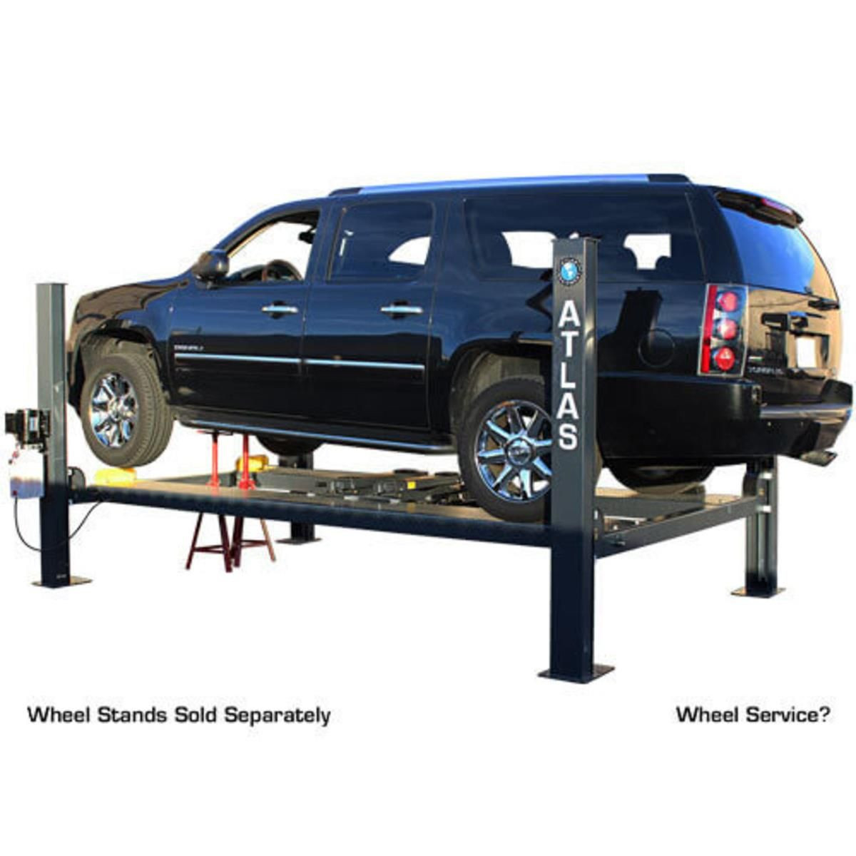 Atlas 408SL Super Deluxe Portable Hobbyist 8,000 lb. Capacity 4-Post Lift - Image 40