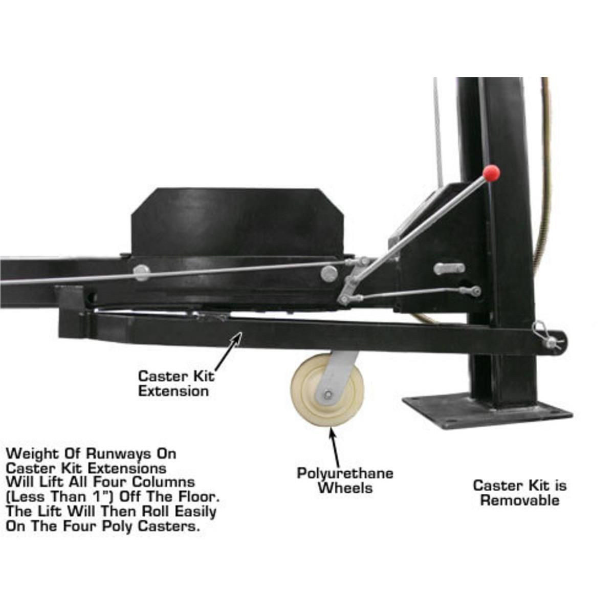 Atlas Garage PRO8000EXT Extra Tall Portable Hobbyist 8,000 lb. Capacity 4-Post Lift - Image 66