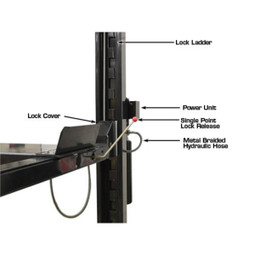 Atlas Garage PRO9000 Extra Tall/Extra Wide Portable Heavy Duty 9,000 lb. Capacity 4-Post Lift - Image 73