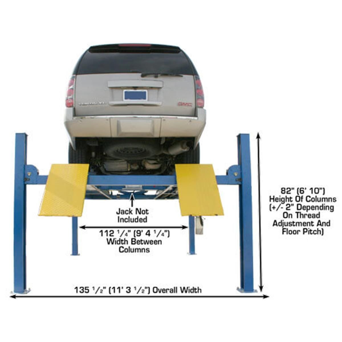Atlas 412 Commercial Grade 12,000 lb. 4-Post Lift - Image 30