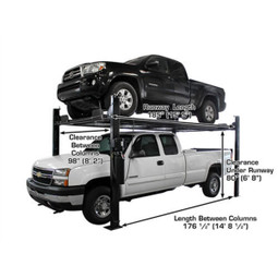 Atlas PRO8000EXT-L 4 Post Lift + RJ35 Sliding Jacks Combo - Image 39
