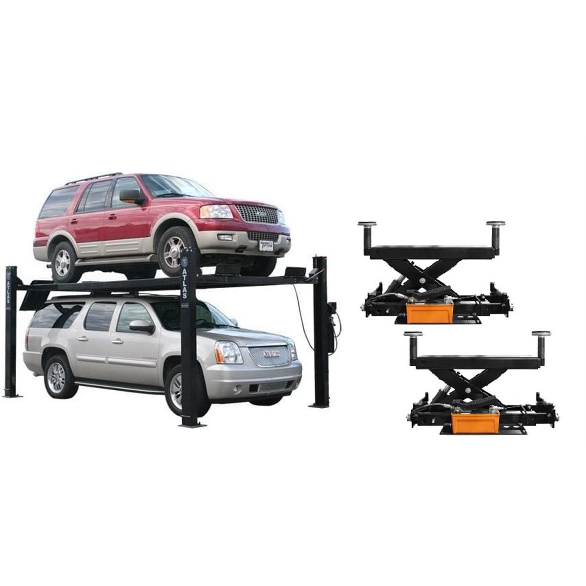 Atlas PRO9000 4 Post Lift + RJ6 Rolling Jacks Combo - Image 30