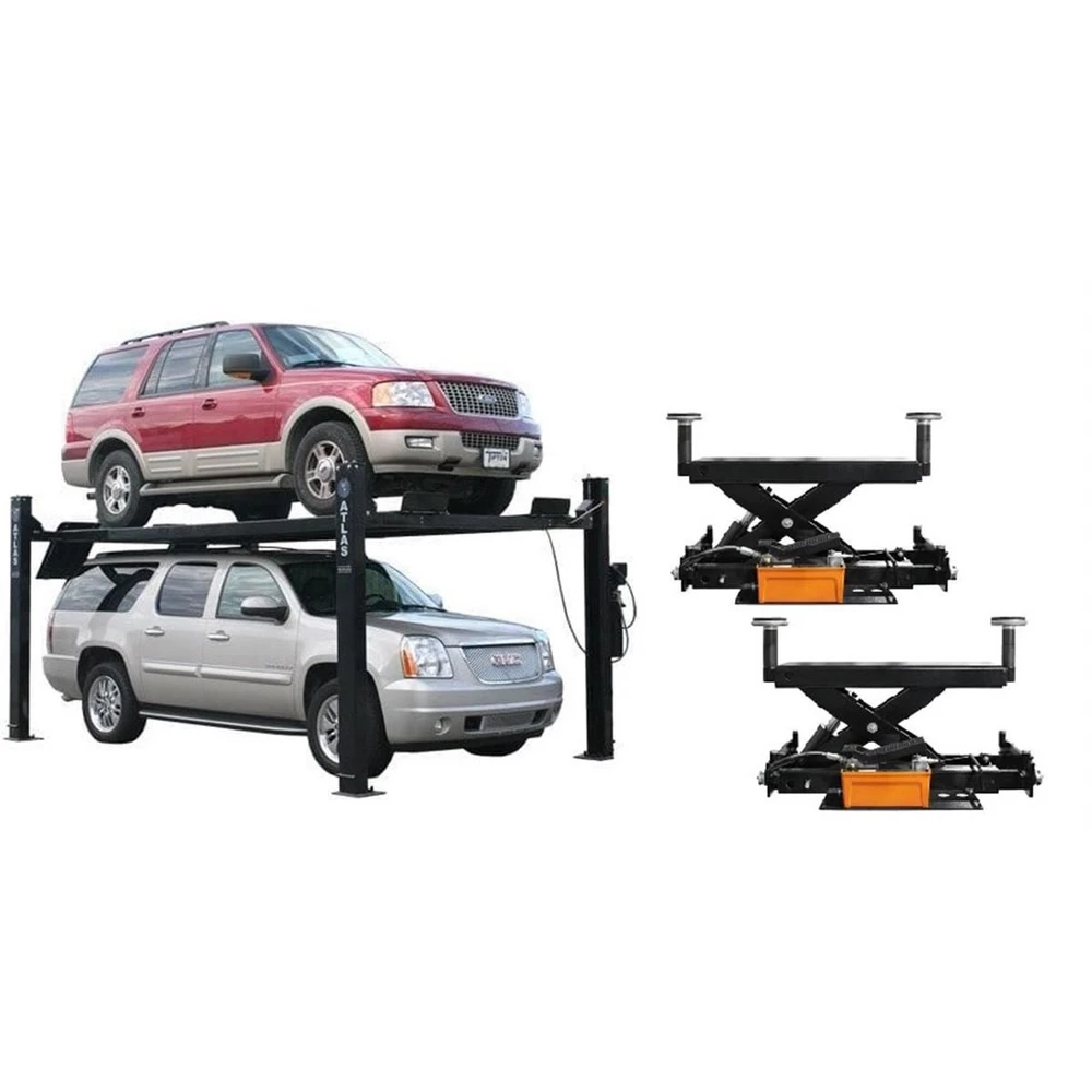 Atlas PRO9000 4 Post Lift + RJ6 Rolling Jacks Combo - Image 3