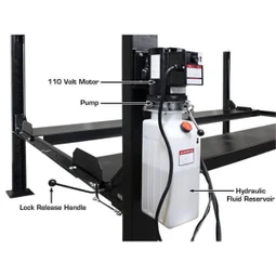 Atlas ALI Certified APEX 8 4 Post Lift + RJ35 Sliding Jacks Combo - Image 32