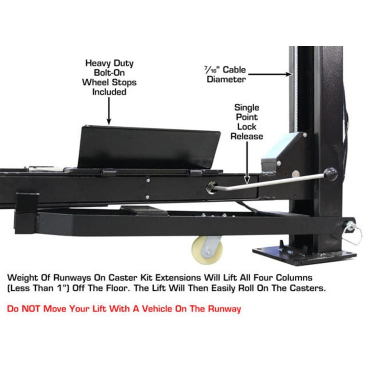Atlas Apex 9 ALI Certified 9,000 lb. Capacity 4-Post Lift - Image 49