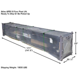 Atlas ALI Certified APEX 8 4 Post Lift + RJ35 Sliding Jacks Combo - Image 50