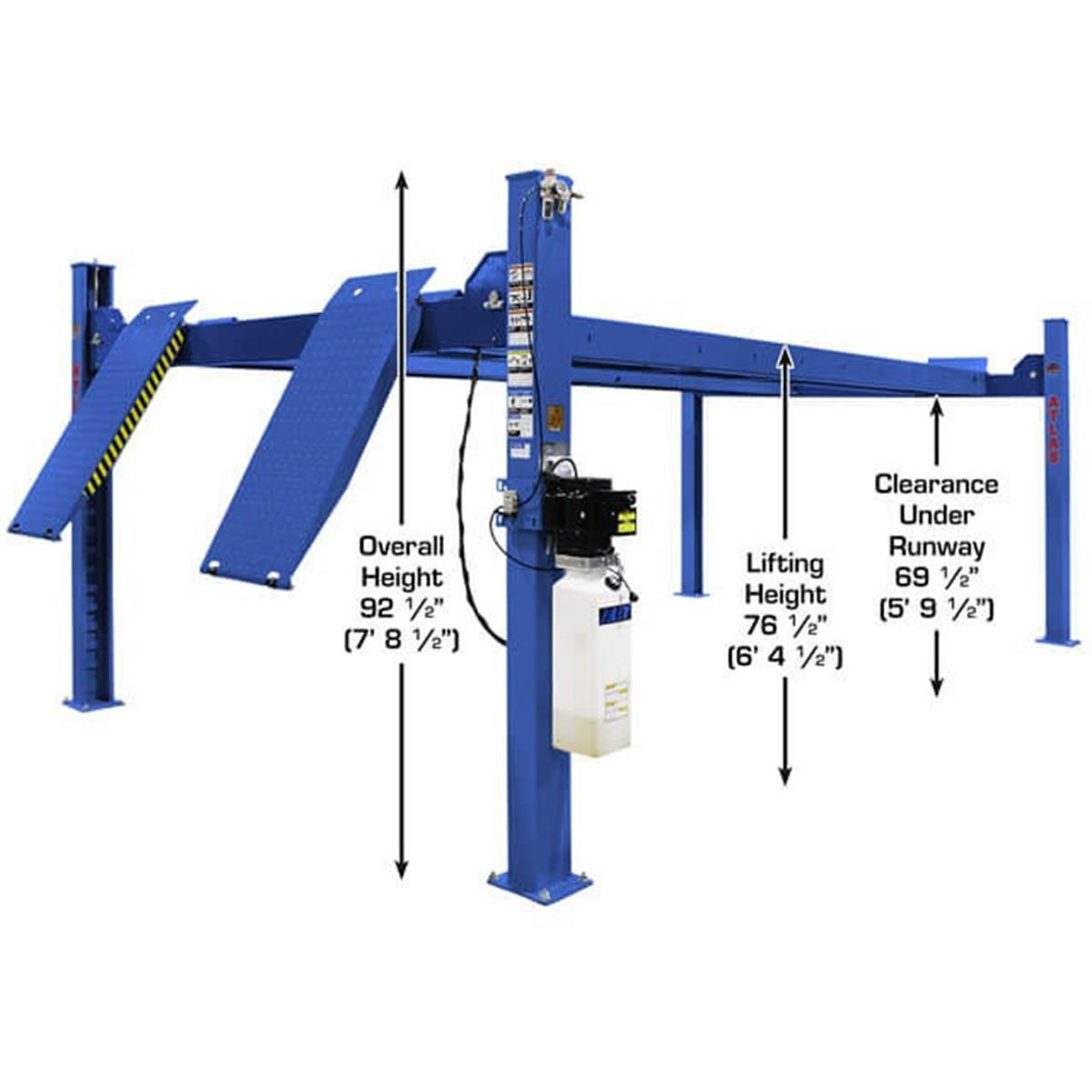 Atlas Platinum PVL14 ALI Certified 14,000 lb. Capacity 4-Post Lift - Image 31