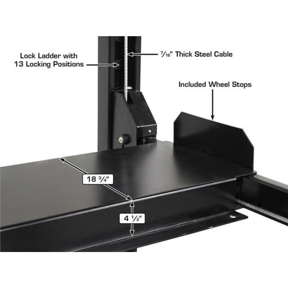 Atlas ALI Certified APEX 8 4 Post Lift + RJ35 Sliding Jacks Combo - Image 35