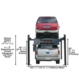 Atlas PRO9000 4 Post Lift + RJ6 Rolling Jacks Combo - Image 41