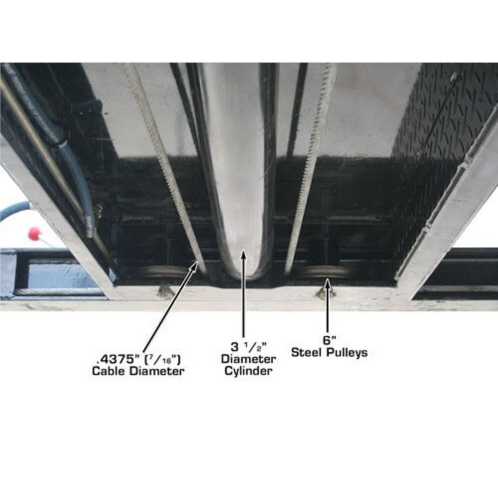 Atlas Garage PRO9000 Extra Tall/Extra Wide Portable Heavy Duty 9,000 lb. Capacity 4-Post Lift - Image 15