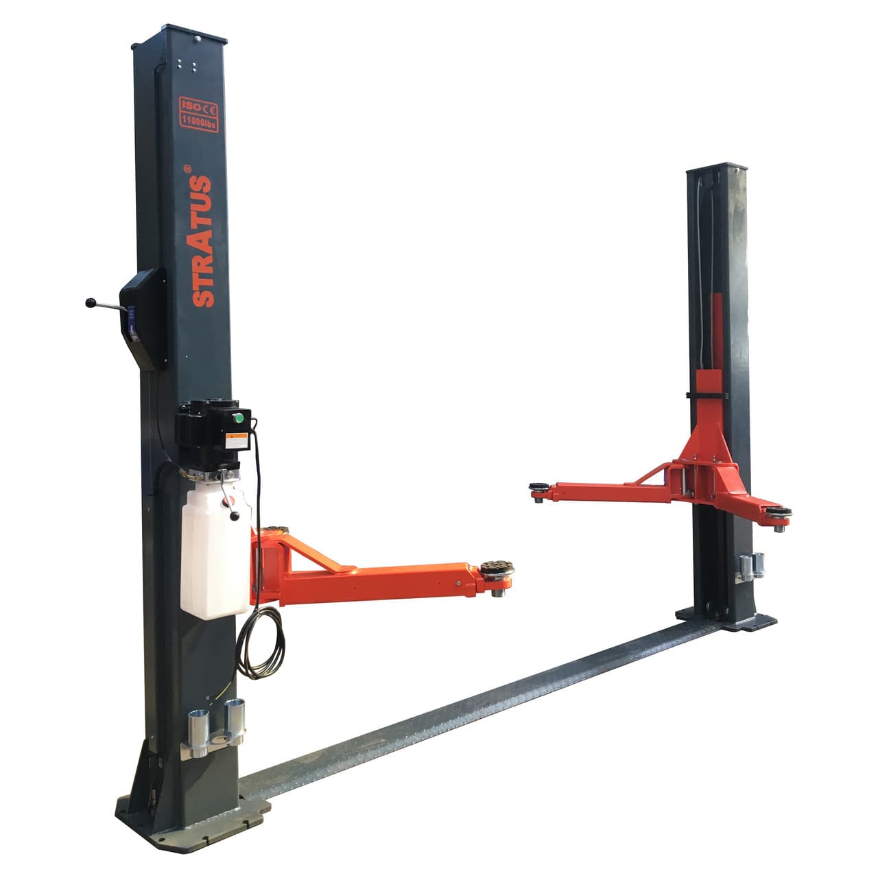 Stratus SAE-F12X 12,000 Lbs Extra Wide 2 Post Floor Plate Lift - Image 2