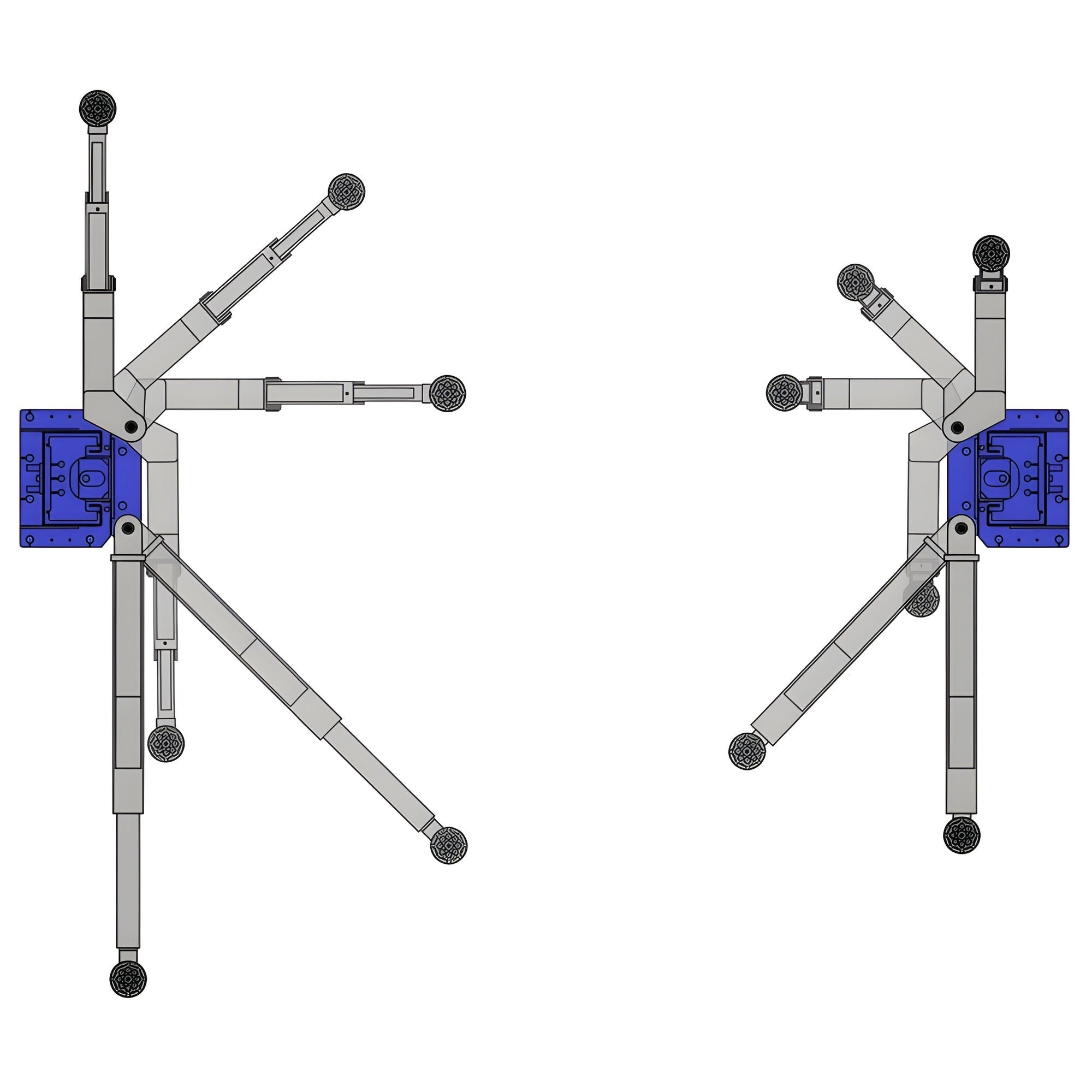 Tuxedo TP11KC-DX 11,000 lb Two-Post Clear Floor Lift — Bi-Symmetric, 3-Stage Arms, Direct Drive - Image 10
