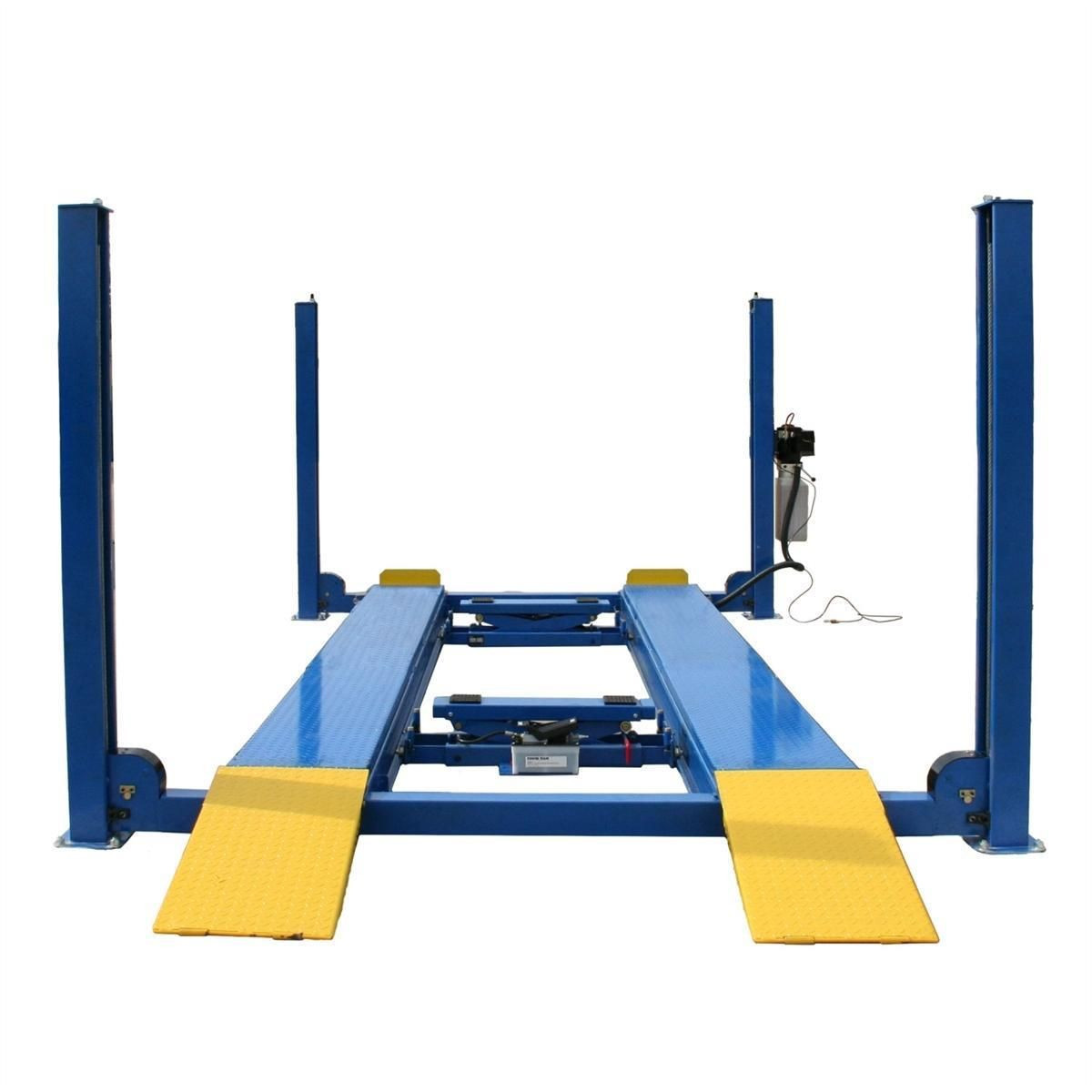 Atlas 412 12,000 lb. 4-Post Lift + RJ6 Rolling Jacks Combo - Image 24