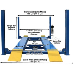 Atlas 412 Commercial Grade 12,000 lb. 4-Post Lift - Image 35