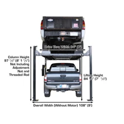 Atlas Garage PRO8000EXT-L Extra Tall/Extra Long Portable Hobbyist 8,000 lb. Capacity 4-Post Lift - Image 43
