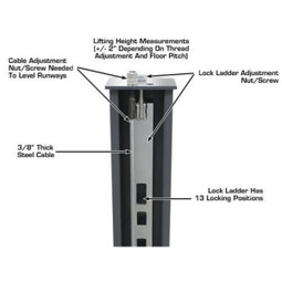 Atlas 408SL Super Deluxe Portable Hobbyist 8,000 lb. Capacity 4-Post Lift - Image 59