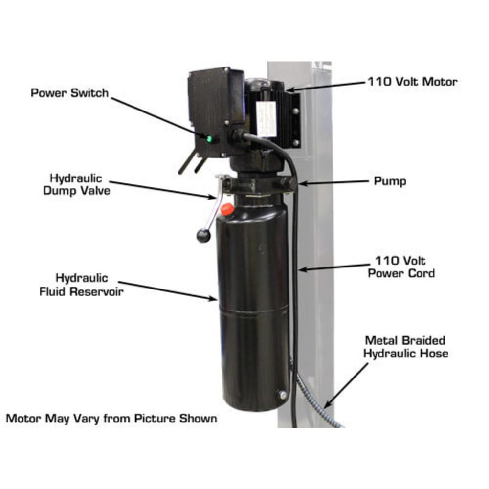 Atlas Garage PRO8000EXT-L Extra Tall/Extra Long Portable Hobbyist 8,000 lb. Capacity 4-Post Lift - Image 16