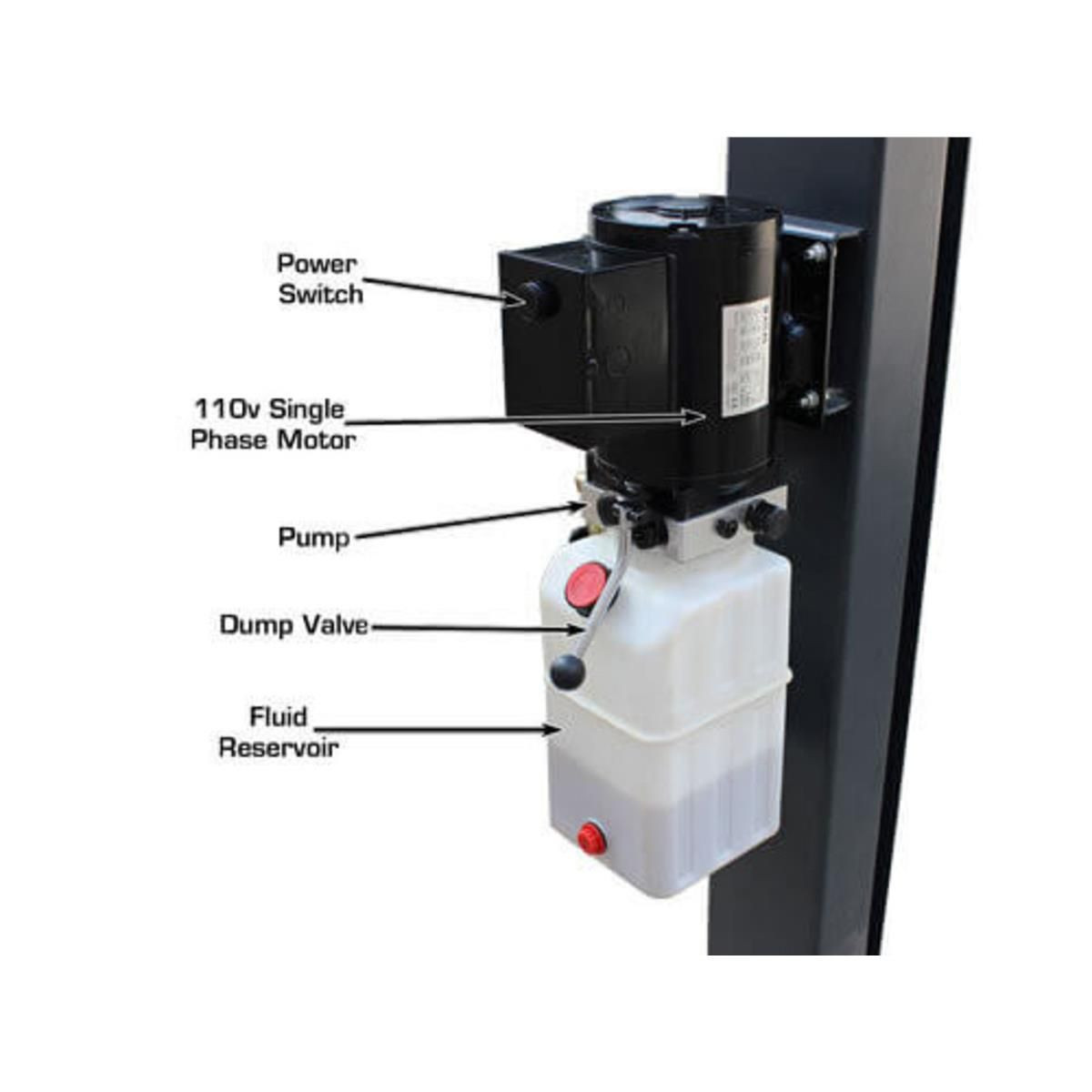 Atlas 408SL Super Deluxe Portable Hobbyist 8,000 lb. Capacity 4-Post Lift - Image 62