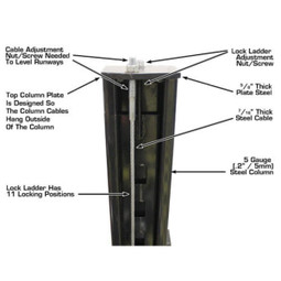 Atlas Garage PRO9000 Extra Tall/Extra Wide Portable Heavy Duty 9,000 lb. Capacity 4-Post Lift - Image 71