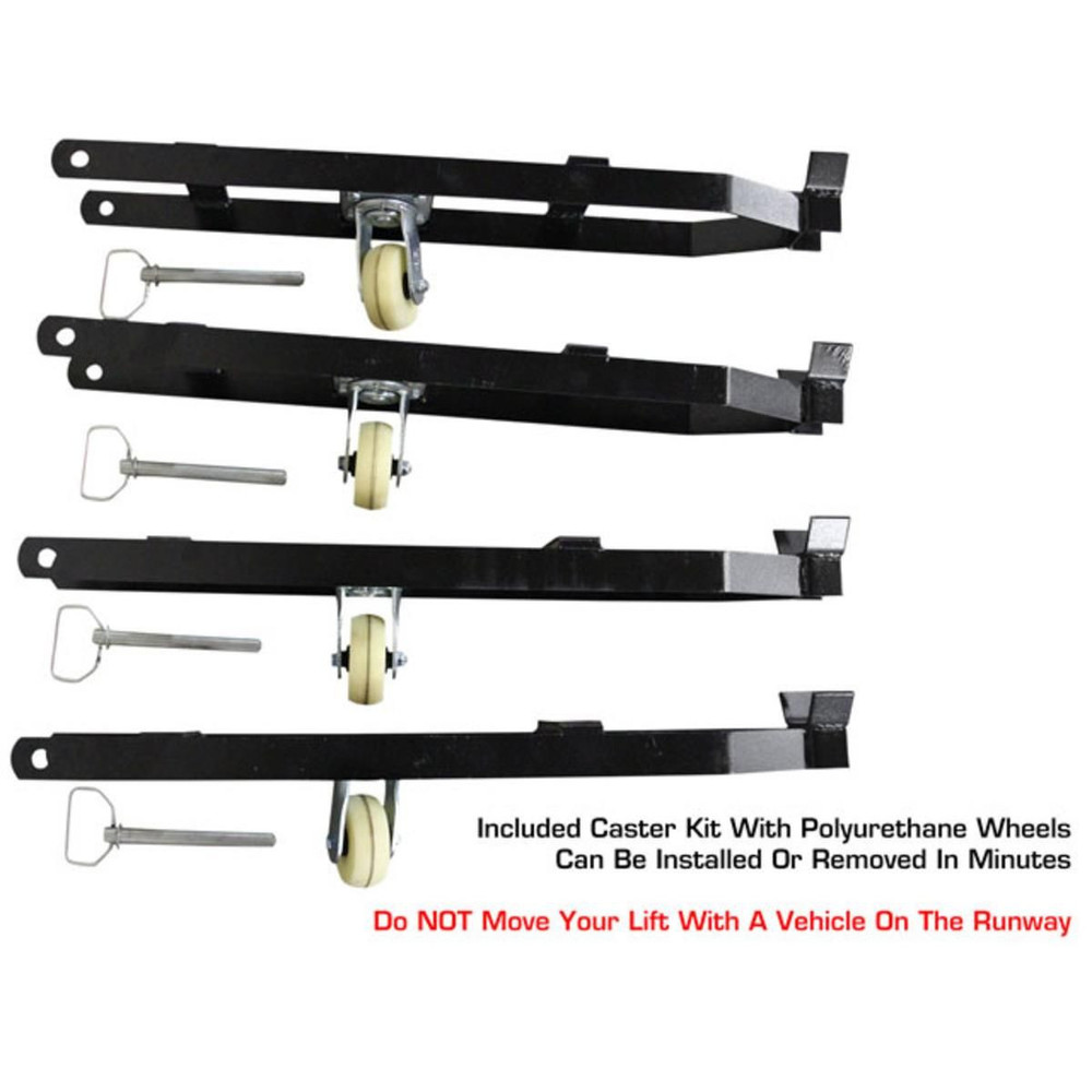 Atlas ALI Certified APEX 8 4 Post Lift + RJ35 Sliding Jacks Combo - Image 15