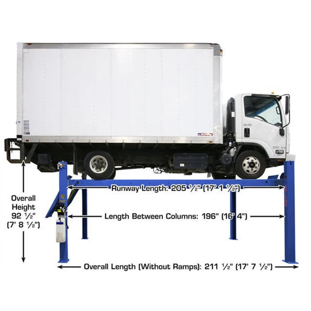 Atlas Platinum PVL14 ALI Certified 14,000 lb. Capacity 4-Post Lift - Image 5