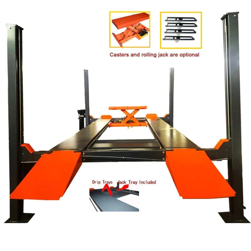 Katool KT-4H110 11,000 lb Four-Post Lift — Service & Storage, 110V or 220V - Image 2