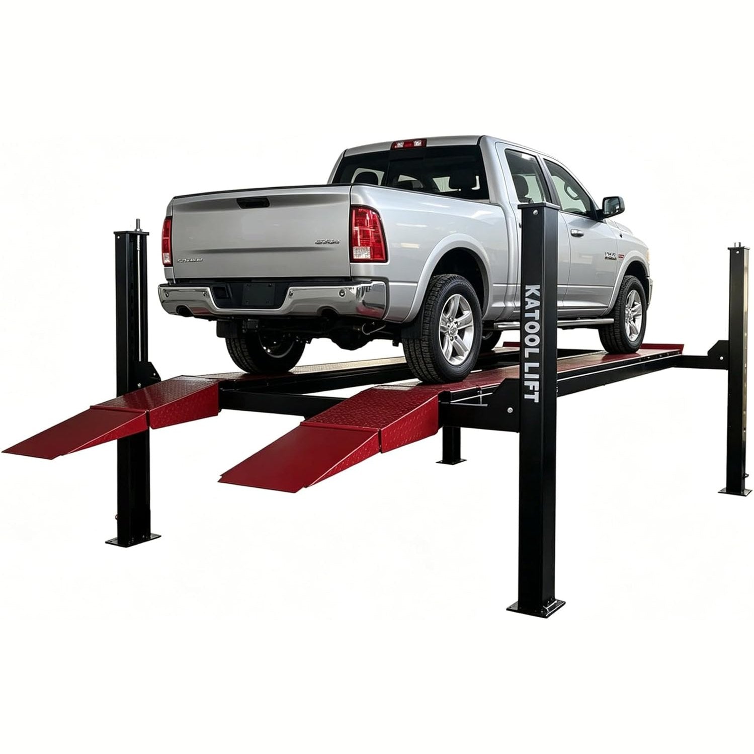 Katool KT-4M110PA 11,000 lb 4-Post Alignment Lift with 7,000 lb Rolling Jack - Image 3